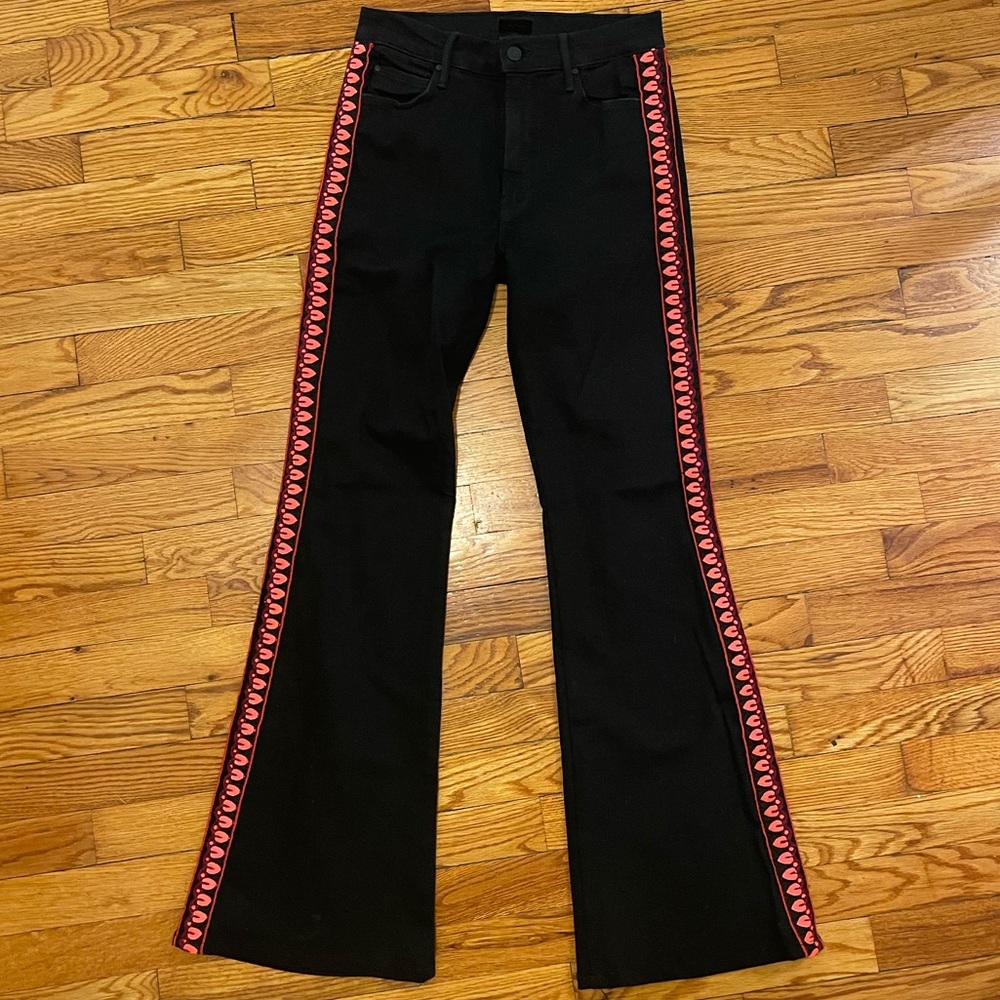 MOTHER the doozy jeans in flames up - Picture 3 of 4
